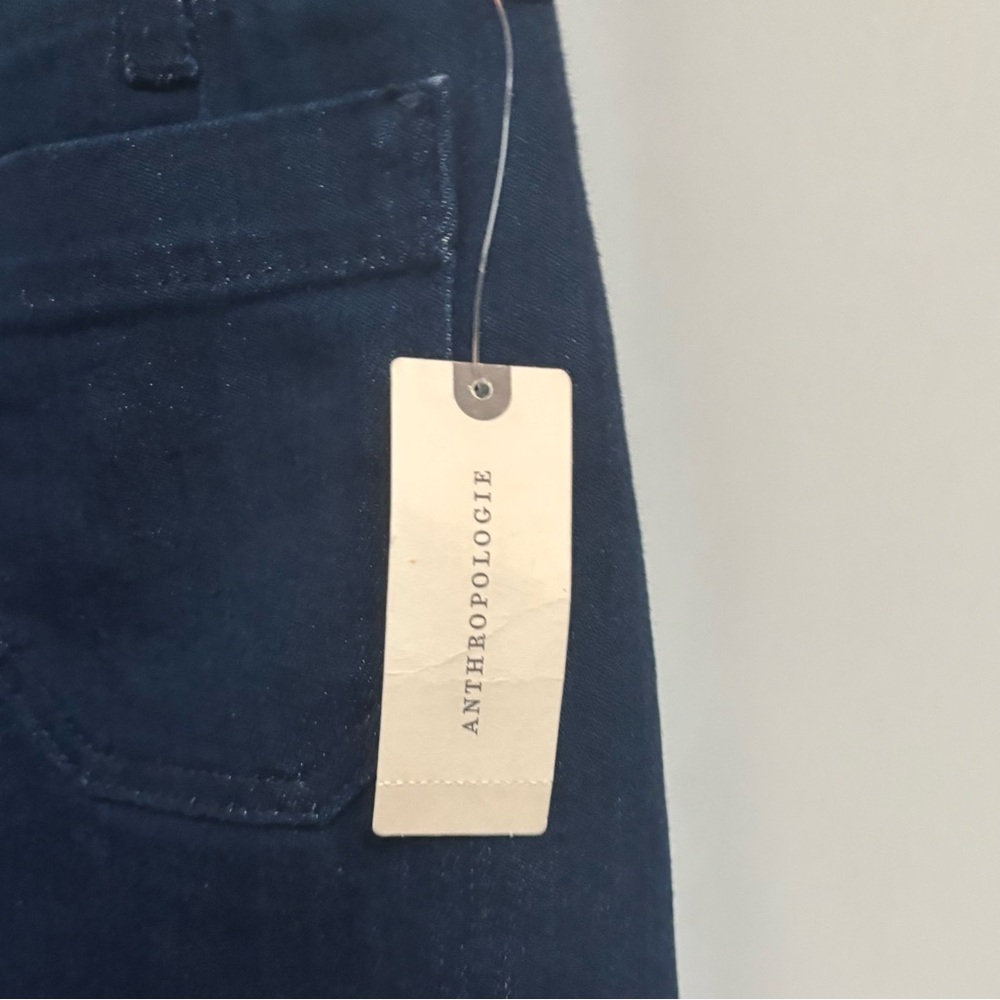 Anthropologie Navy Wide Leg Jeans - Picture 3 of 6